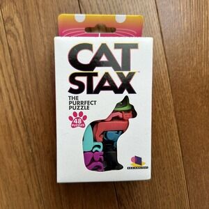 Cat Stax 18200-479151-L The Purrfect Puzzle (Game) Brainwright Solo Play‎ Feline